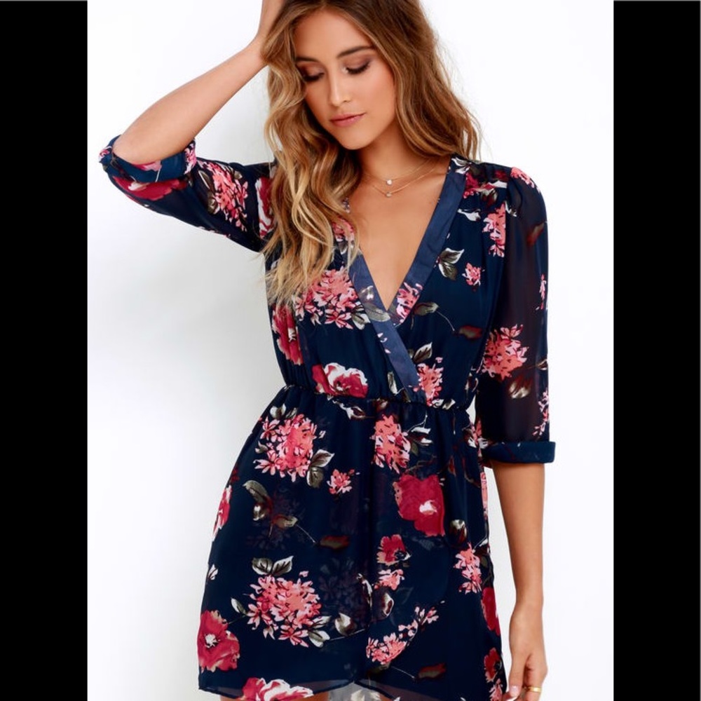 Lulu’s Faux Wrap Dress